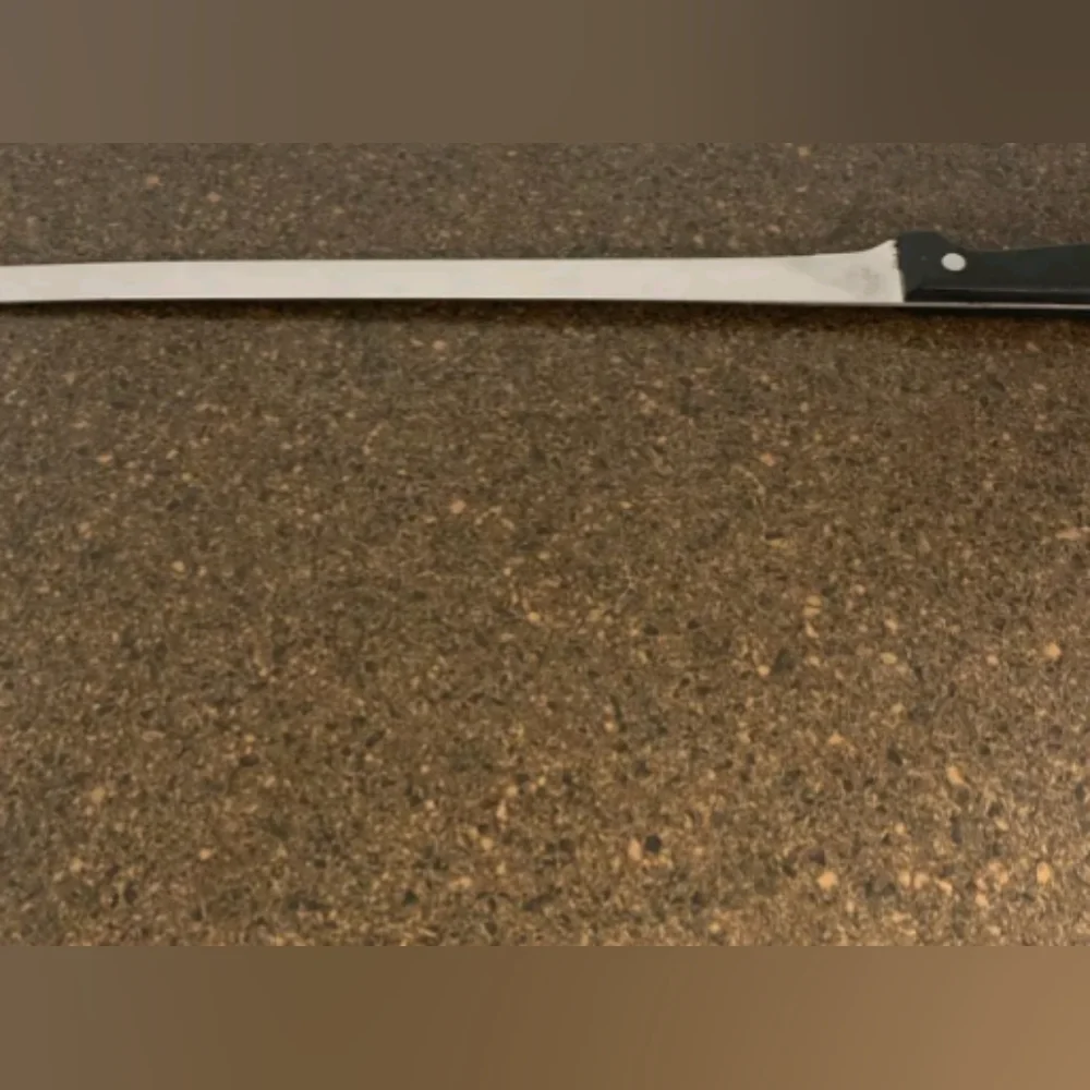 Kitchen Carving Knife New Ronco Showtime Six Star #2 Stainless Steel 12.25